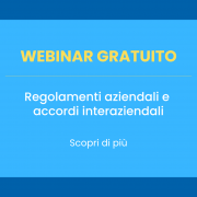 webinar 25 marzo Regolamenti aziendali e accordi interaziendali
