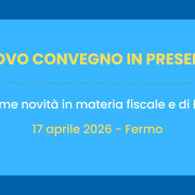 Convegno 17 aprile 2026 a Fermo (FM)