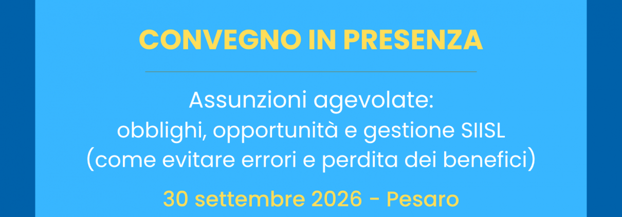 convegno 30 settembre 2026 a Pesaro